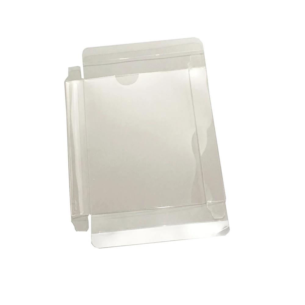 Clear transparent box For PS1 for sega dreamcast DC SS game card  collection display   storage 3CD 4CD PET  protective box