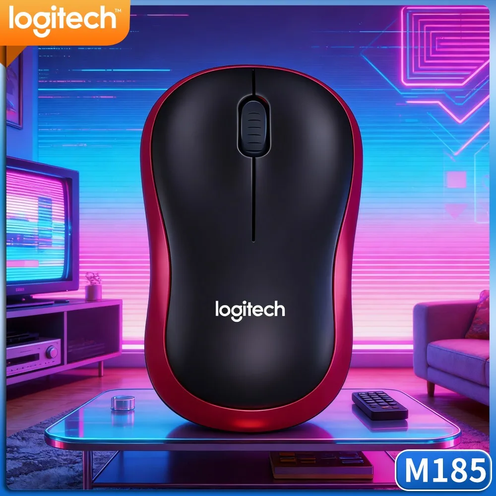 Logitech M185 Travel Wireless Mouse, Pocket‑Sized, 2.4G Connection, Long Battery, Practical For Business Trips