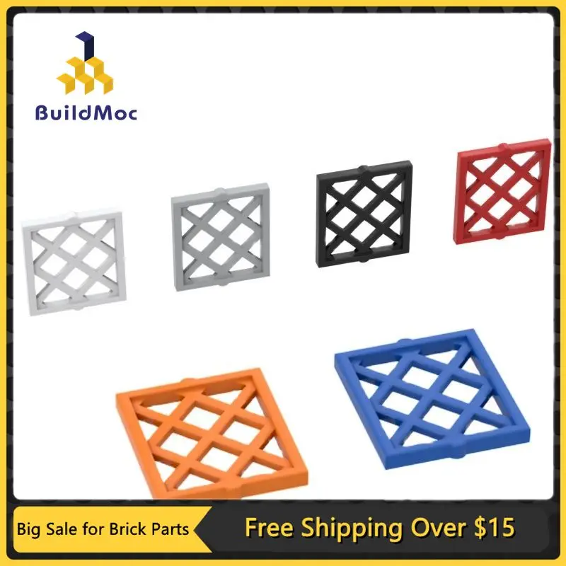 10Pcs MOC Parts 38320 Pane for Window 1 x 2 x 2 Compatible Bricks DIY Assmble Building Blocks Particle Kid Puzzle Brain Toy Gift