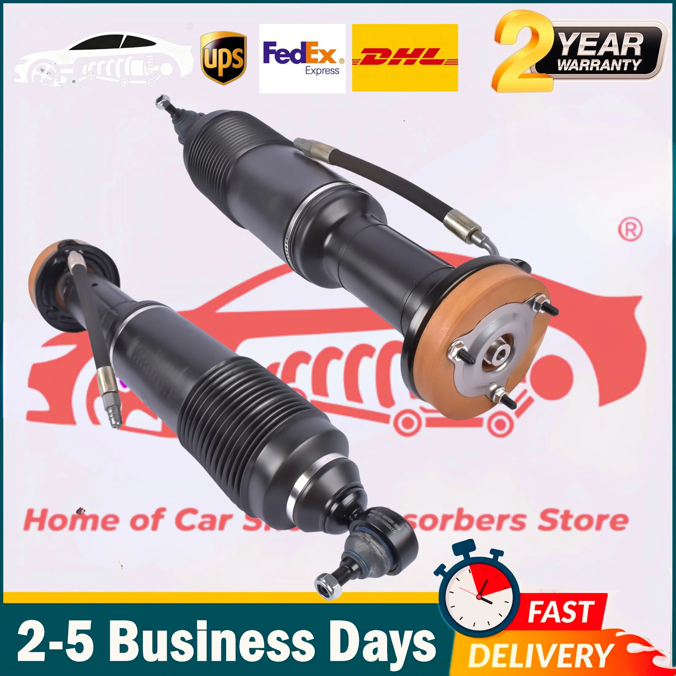 

Pair Front ABC Hydraulic Shock Struts For Mercedes Benz SL-Class R230 SL500 SL550 SL63 65 AMG SL550 SL600 2001-2012 A2303202813