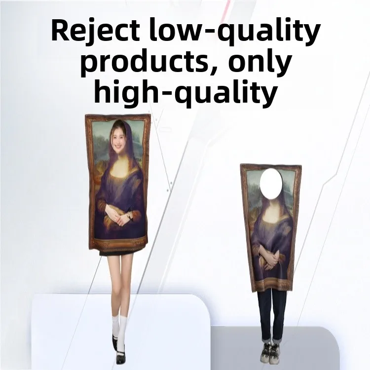 

Mannuoween, костюм для выступлений на Хэллоуин, забавная розыгрыш, фрески, одежда, комбинезон для выступлений, китайское производство, лето 2025 г.