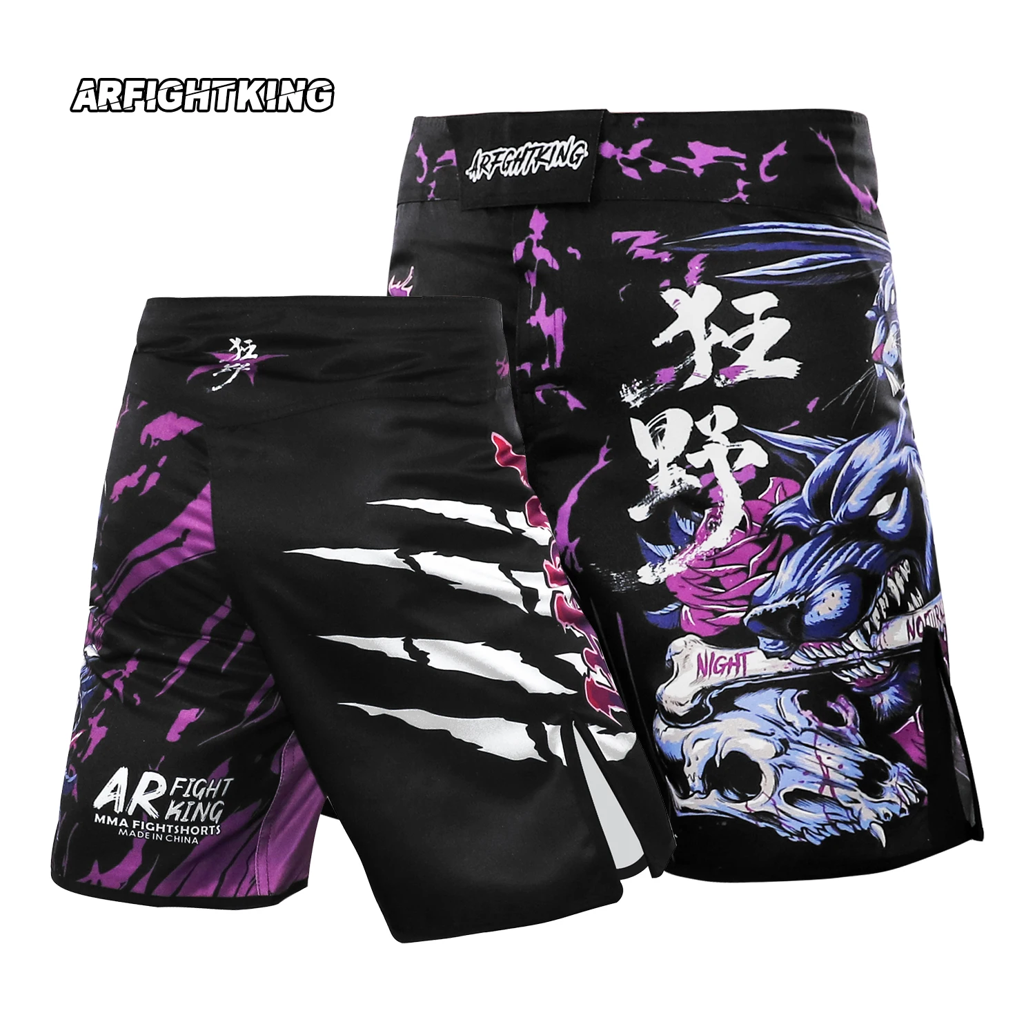 Fight Shorts Herren MMA Shorts Boxen Free Combat BJJ Grappling Shorts Fitness Muay Thai Kickboxen No Gi Wrestling Sporthose
