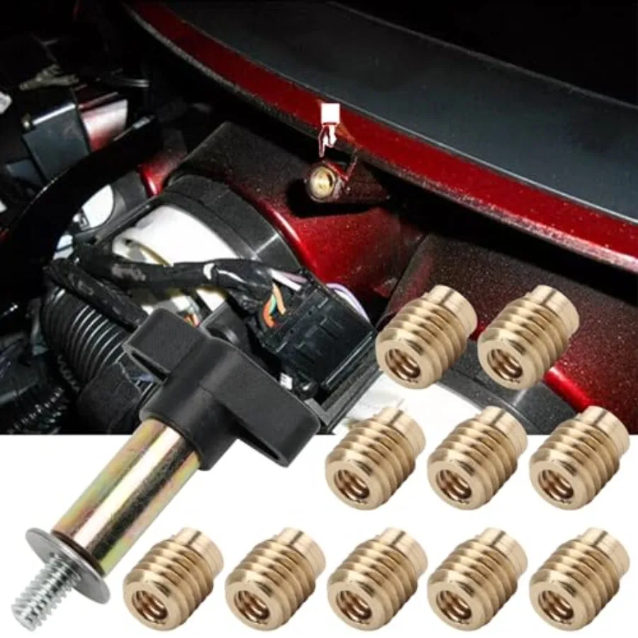 

Batwing Inner Fairing Brass Windshield Insert Threaded Restoration Kit Windshield Nuts for Harley Touring Electra Glide Street