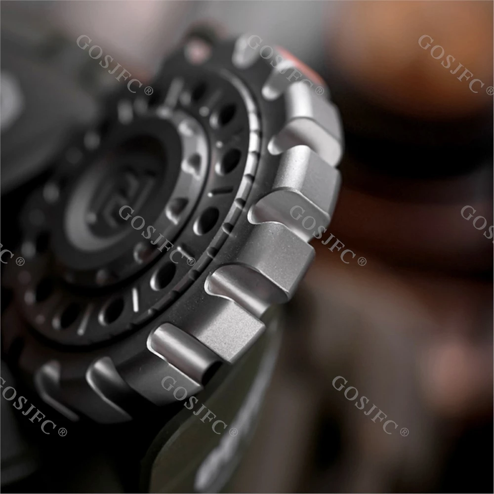 MCZHI EDC Fidget Spinner Acero inoxidable Titanio Juguete para aliviar el estrés Fidget Juguetes para adultos