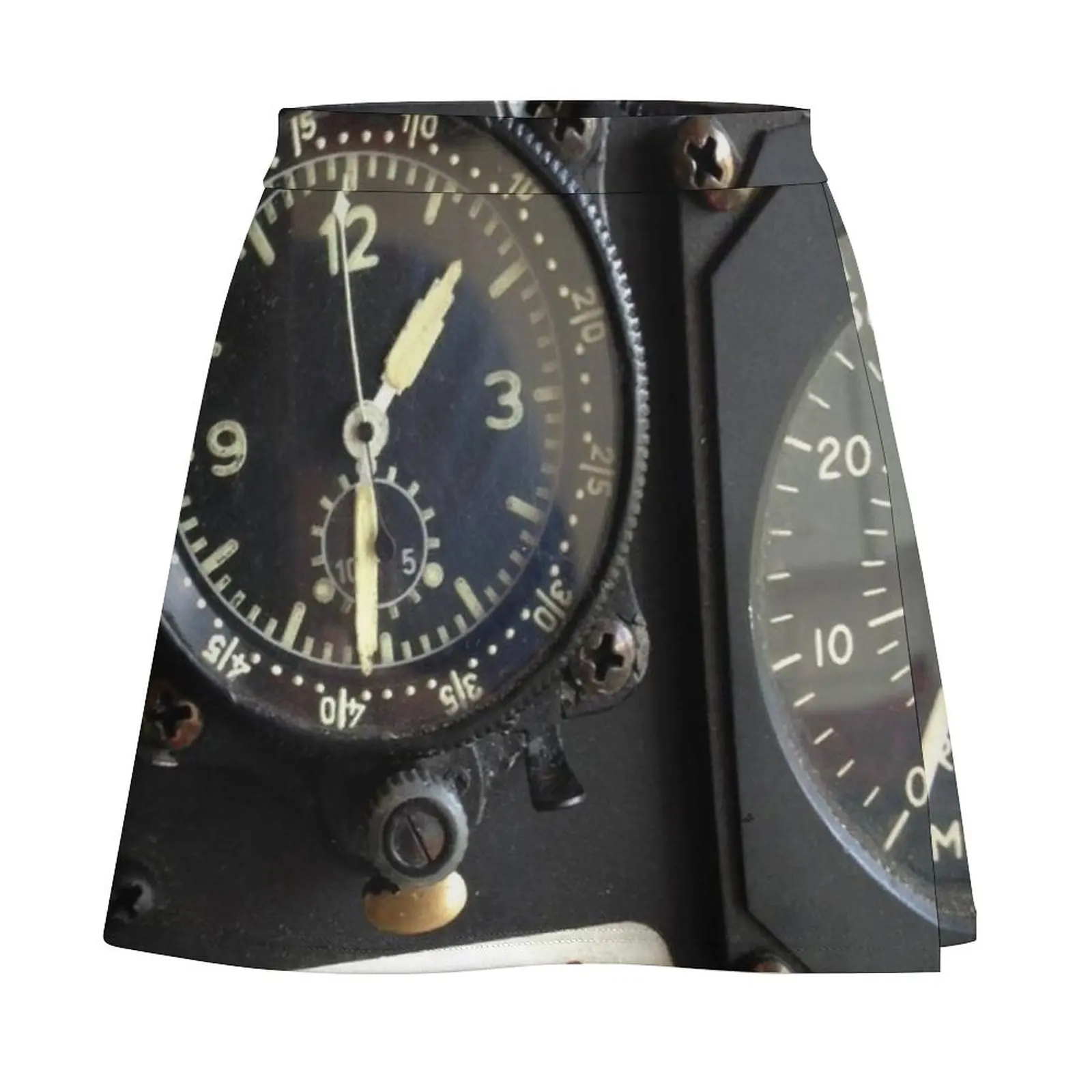 UH-1D huey helicopter instrument panel Mini Skirt korean style mini skirts Woman short skirt