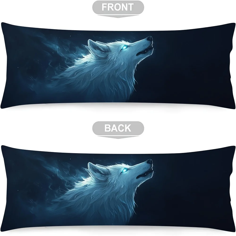 Ultra-soft Long Pillowcase, Made of High-quality Microfiber for a Cloud-like Touch. Features a Hidden Zipper to Perfectly Protec