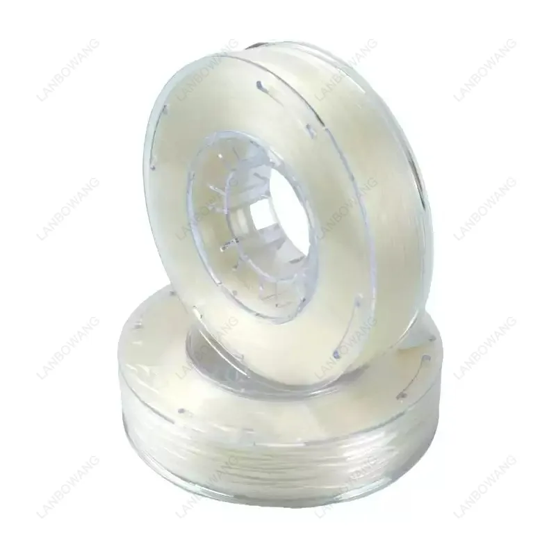 FTTH Transparent Drop Cable Indoor Invisible Butterfly Fiber Optic Patch Cord Telecom Grade Micro Optical Fiber Wire