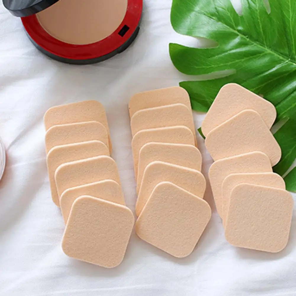 20Pcs/Set Delicate Concealer Foundation Professional Puff Breathable Makeup Puff Cosmetic Women Blender Puff for Female