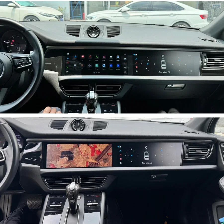 12.3 Dual Android Touch Screen for GPS Navigation Dashboard Upgrade 2018 2019 2020 2021 2022 2023 2024
