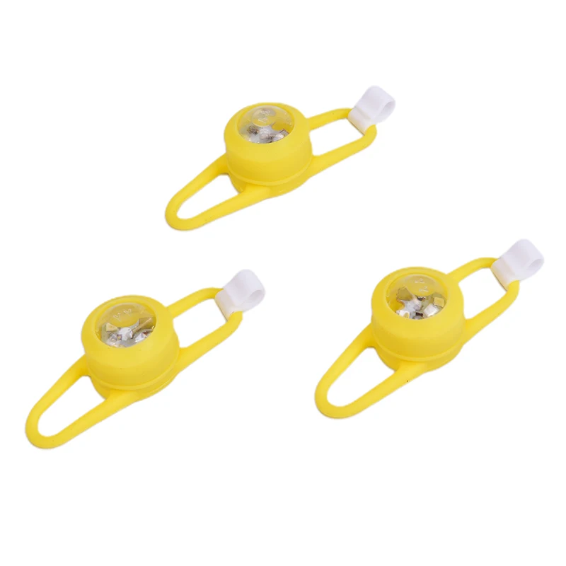 Colorful Bicycle Small Yellow LED Ring lights Bicycle Bell Road Bike Accessories