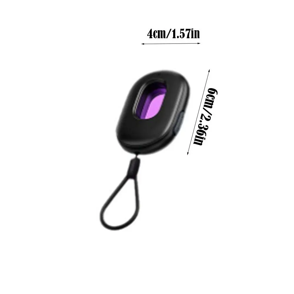 Intelligent Camera Detector Portable Sound and Light Alarm Camera Signal Detector Anti-Peeping Protection