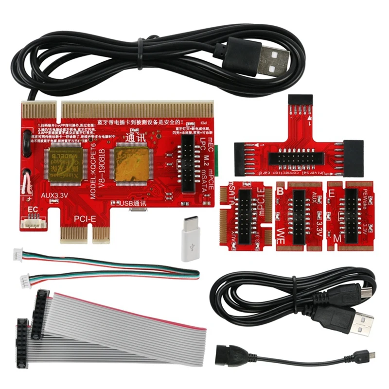 Imagem -02 - Depuração Diagnóstica Universal King Suporte para Cartão Postal v8 Laptop Desktop pc Pci Pci-e Minipci-e Lpc Ddr3 Ddr4