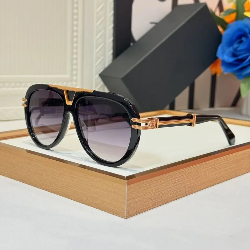 Luxury UV400 Sunglasses for Men And Women Alloy Temple Acetate Designer Eyewear Sun Glasses with Box Model Z104