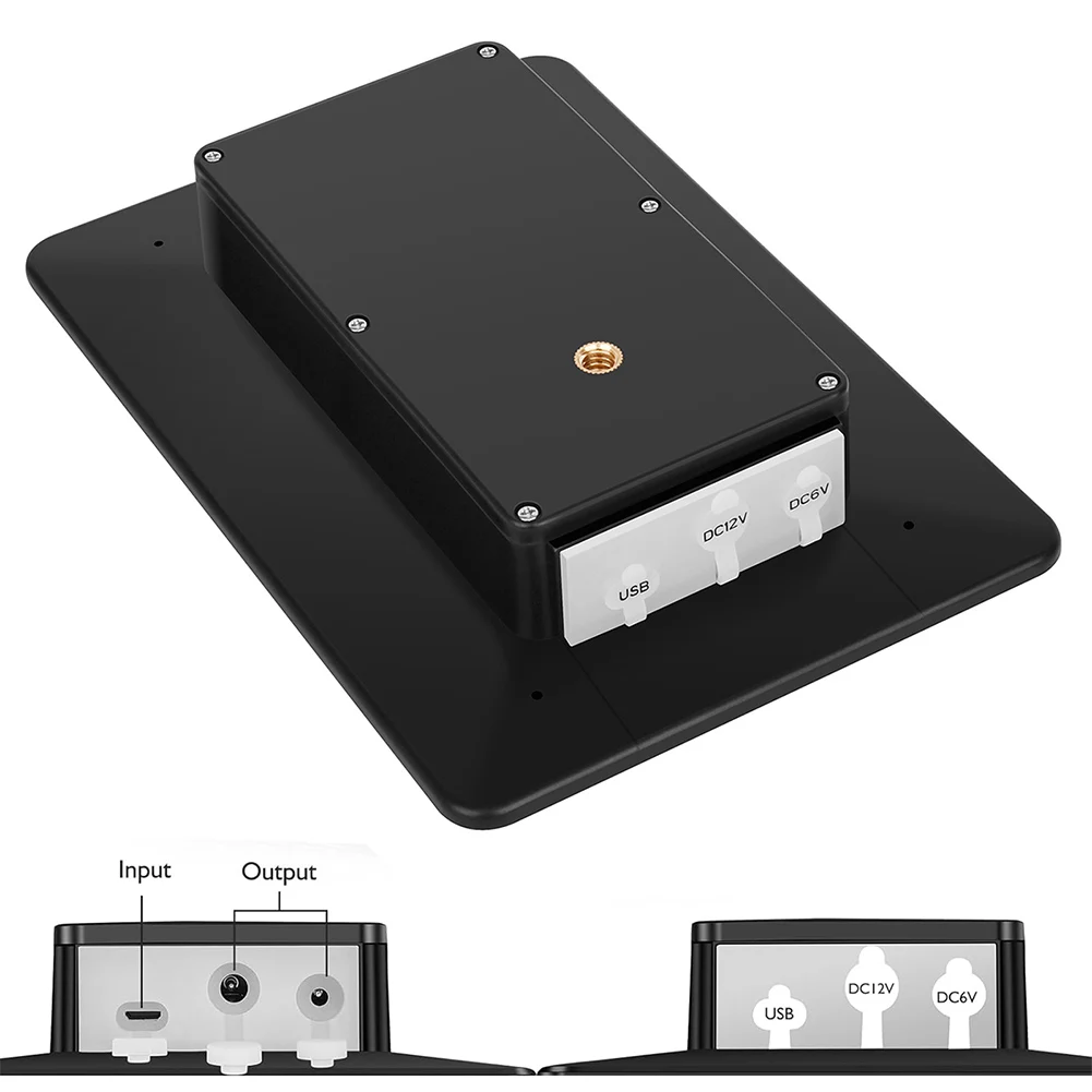 Kit de carregador do painel solar, rotação 360 °, bateria incorporada, kit de carregador de bateria para câmeras de caça, alimentador de cervos, 3W, 12V, 6V, 5000mAh