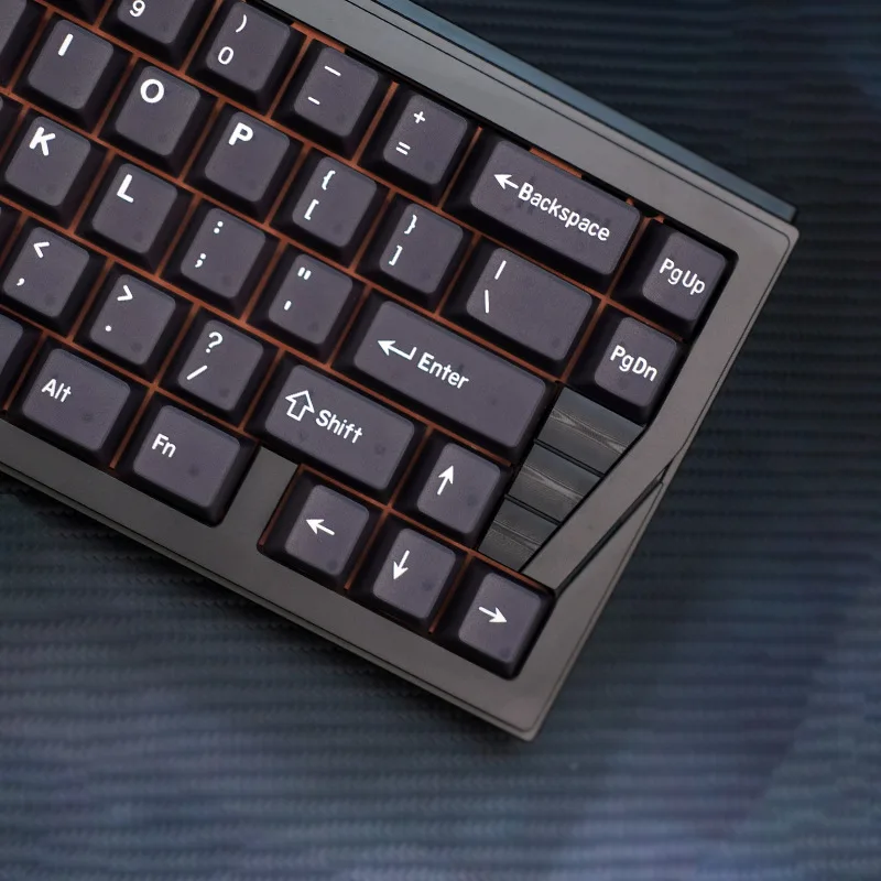 

Black transparent keycap 174 keys two-color injection molding original highly minimalist PBT material full set of mechanical key