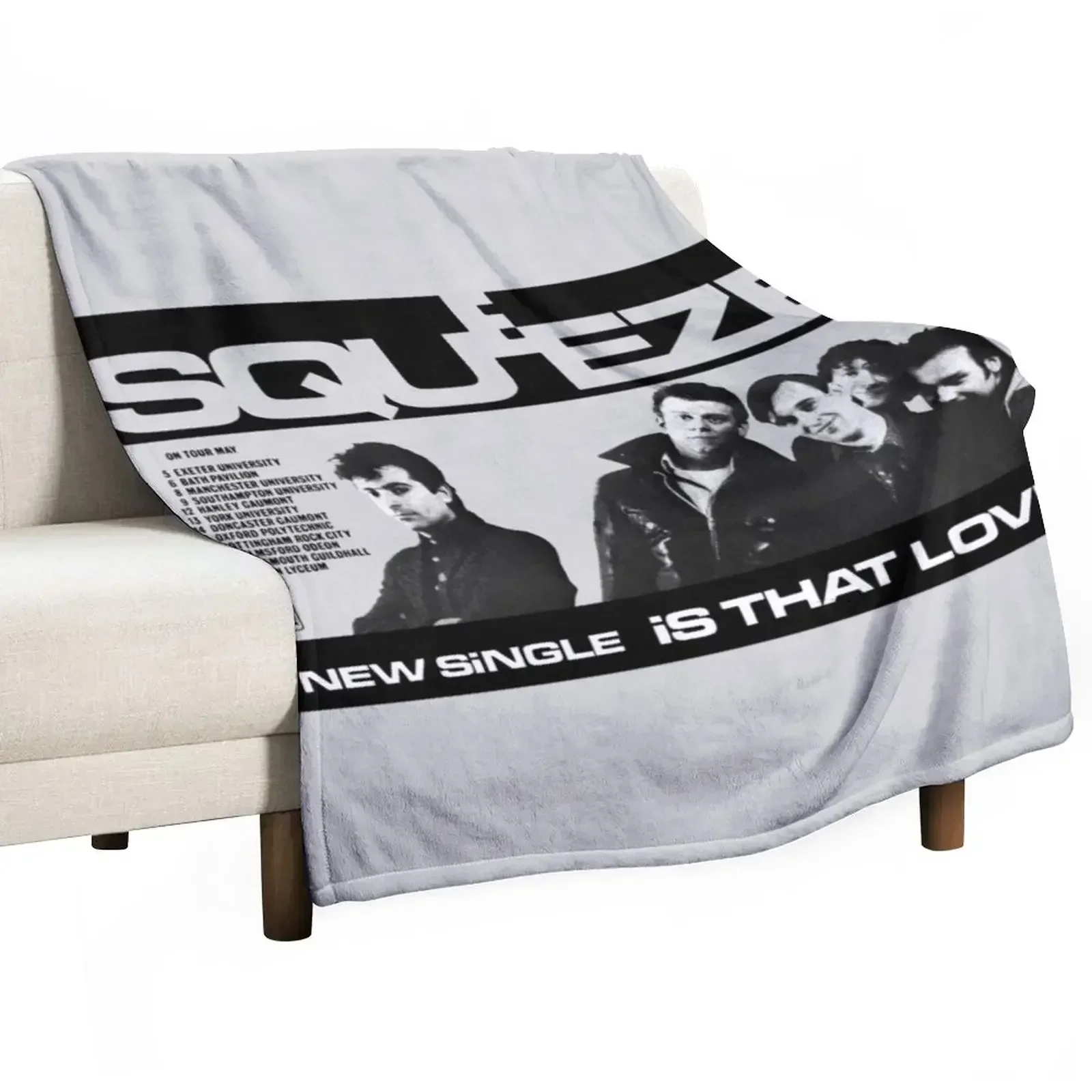 SQUEEZE - IS THAT LOVE? Throw Blanket Shaggy Quilt Giant Sofa Blankets