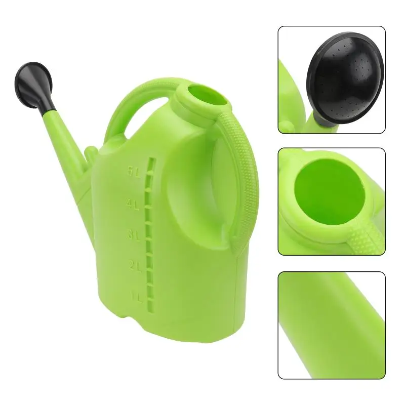Description Picture 4 of item5l Watering Can Flowering Pot Gardening Tool Long Nozzle Sprayer Shower Practical For Plants Pot Farmhouse Planting