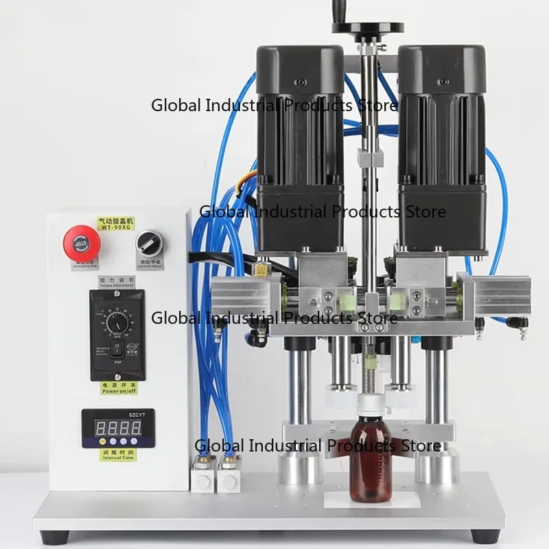 Automatic Capping Machine Plastic Bottle Capper Screw Tightener Oil Drum Mineral Water Glass Bottle Sealing