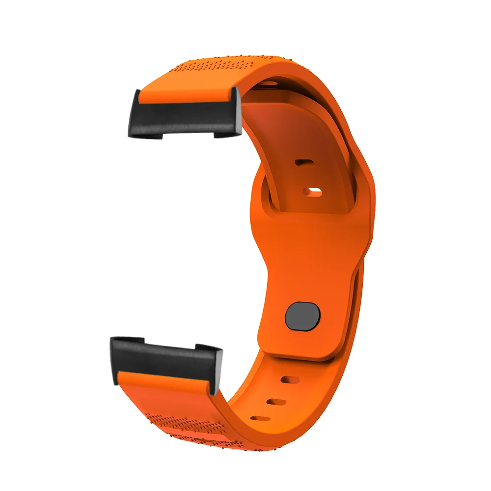 

Replacement Loop Strap for Fitbit Charge 5 4 3 Rice Grain Style Lightweight Soft Silicone Quick Release Sport Smart Watch Band