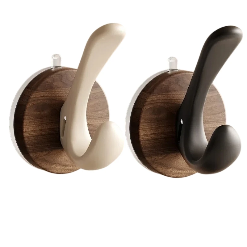 Holzmaserung Saughaken ohne Bohren, robuste Wandhaken für Bad, Küche, Tür, nahtloser Kleiderhaken, Heimdekor-Organizer – Detail 8