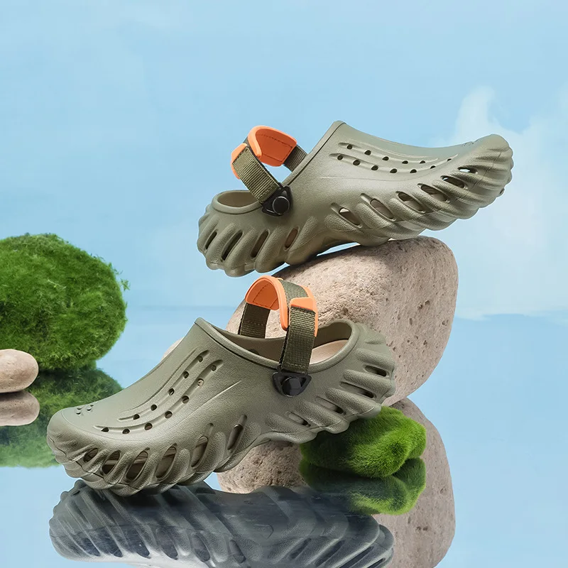 New Xiaobai same Bobo shoes hole shoes Carlo pool beach shoes soft-soled cool slippers