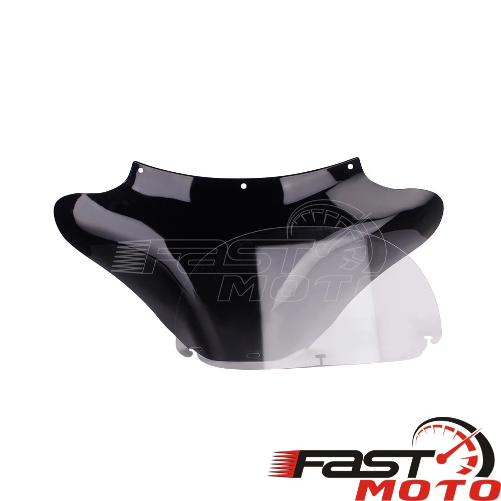 Motorcycle Fairing Batwing Windshield W/ Bracket For Honda VTX 750 1100 1800 Shadow Kawasaki Vulcan Harley FLST FLSTF FLSTN FLHR view 5
