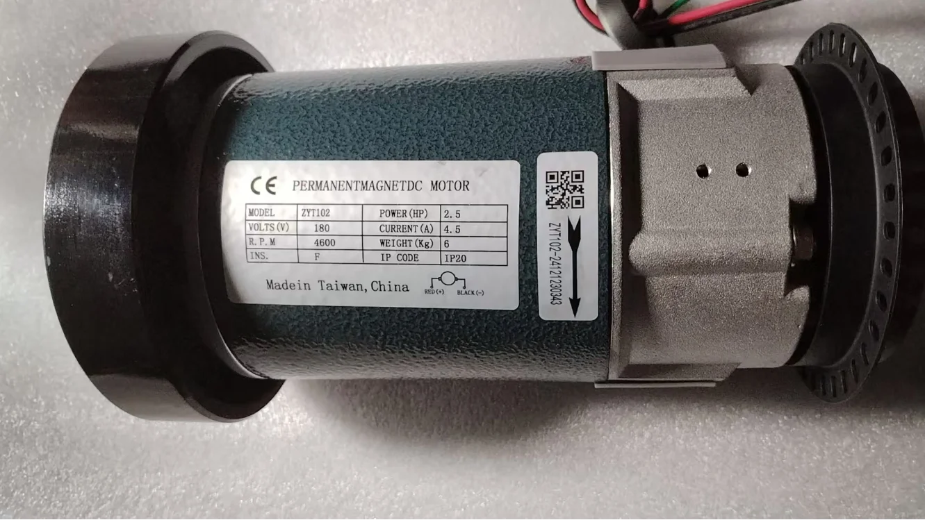 Treadmill dc motor ZYT102 2.5HP 180v 4600rpm 4.5A