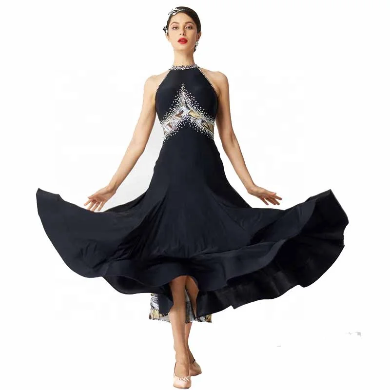 

Smooth Dance Dresses Practice Competition Modern Women Waltz Tango Smooth Ballroom Practice Dance Costumes For Sale