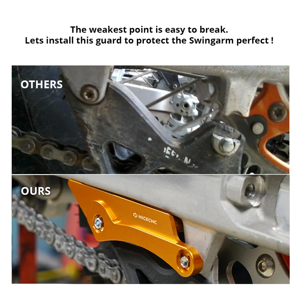 For KTM 690 SMC R 690 Enduro R 2010-2022 Swingarm Guard Protector Cover For Husqvarna 701 Enduro Supermoto 2017-2024 2023 2022