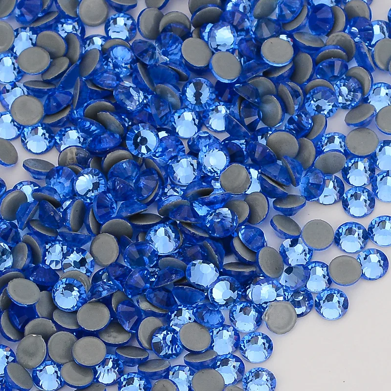 SS6-SS30 Colorful Clear AB Glass Hotfix Rhinestone High Quality Glitter Crystal Strass For Clothes Crafts DIY Decoration Diamond