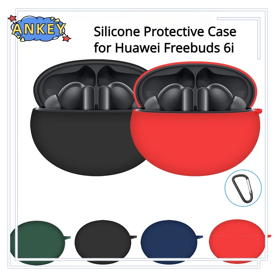 for Huawei Freebuds 6i 5i Silicone Protective Case Earphone Cases Cover freebuds6i freebuds5i shell