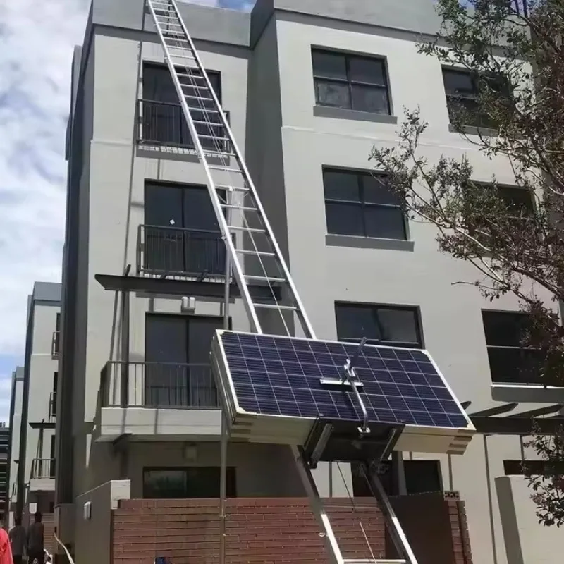 Photovoltaic Panel Bevel Extension Lift Electric Solar Panel Lift Hoist Wire Rope Construction Elevator Ladder Lift Hoists