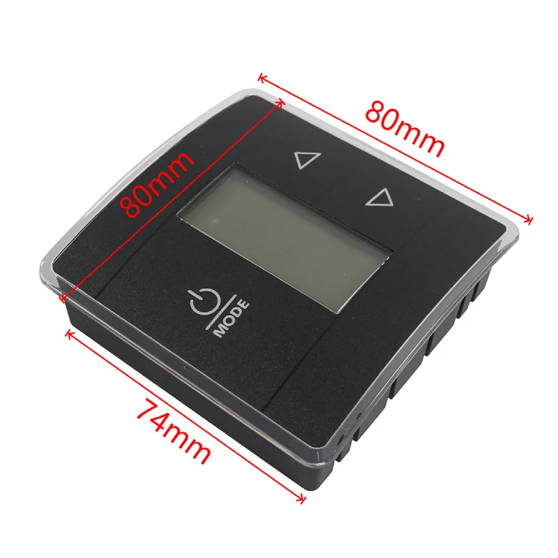 Single Zone Rv Thermostat 3316250.712 Precise Control LCD Digital Temperature Display AC CT Wall Thermostat for RVs Trailer