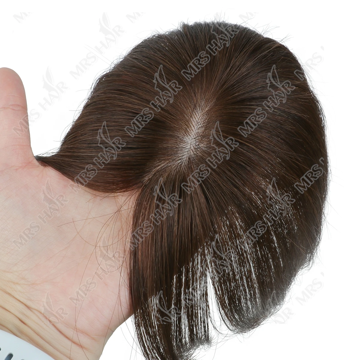 Adornos de cabello humano real para mujeres diariamente 360 °   Flequillo Piezas de cabello 3D con flequillo para adelgazar, 20, 25, 30, 35 cm