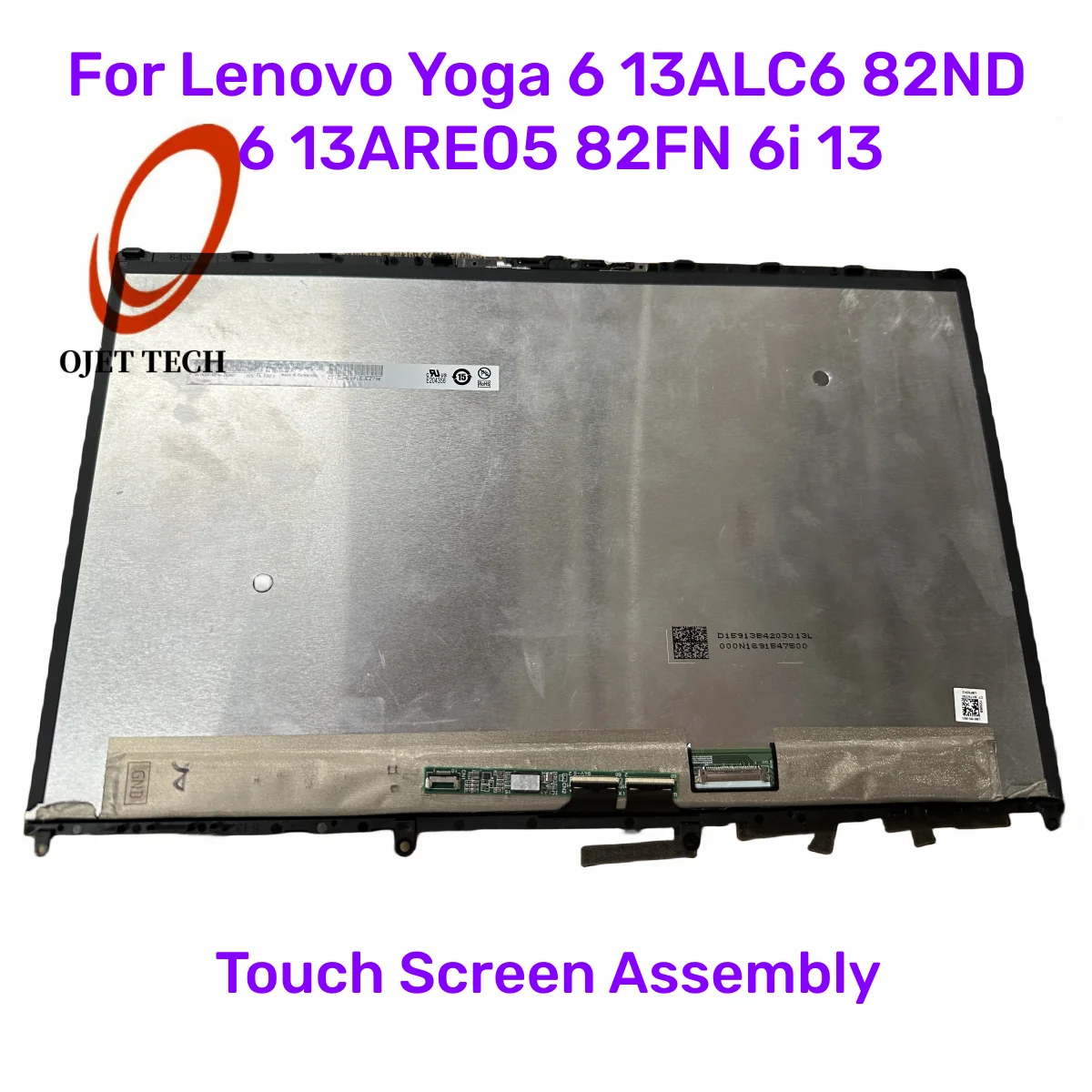 

For Lenovo Yoga 6 13ALC6 82ND LCD Display Touch Screen Digitizer Glass Assembly 6 13ARE05 82FN 6i 13 FHD 1920x1080 Matrix Panel