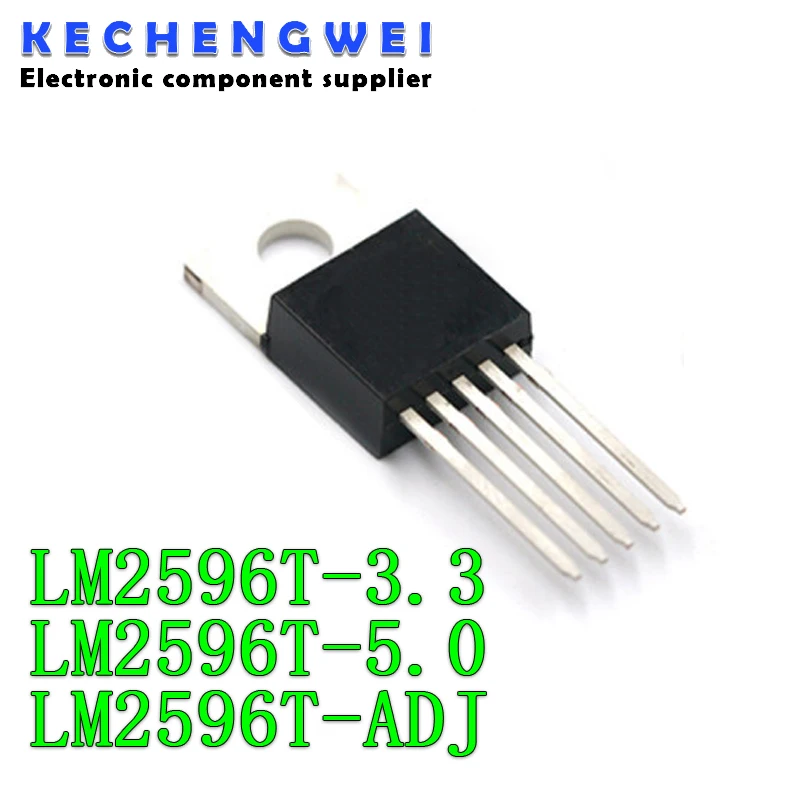 

10pcs LM2596T-5.0 TO220-5 LM2596T TO-220 LM2596-5.0 LM2596T-3.3 LM2596-3.3 LM2596T-12 LM2596-12 LM2596T-ADJ LM2596-ADJ LM2596T-5