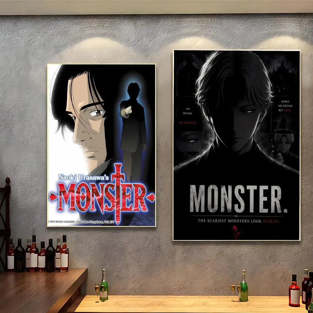 Psychological Mystery Anime M-Monster Poster Modern Indoor Wall Decor & Aesthetic Home Space Design