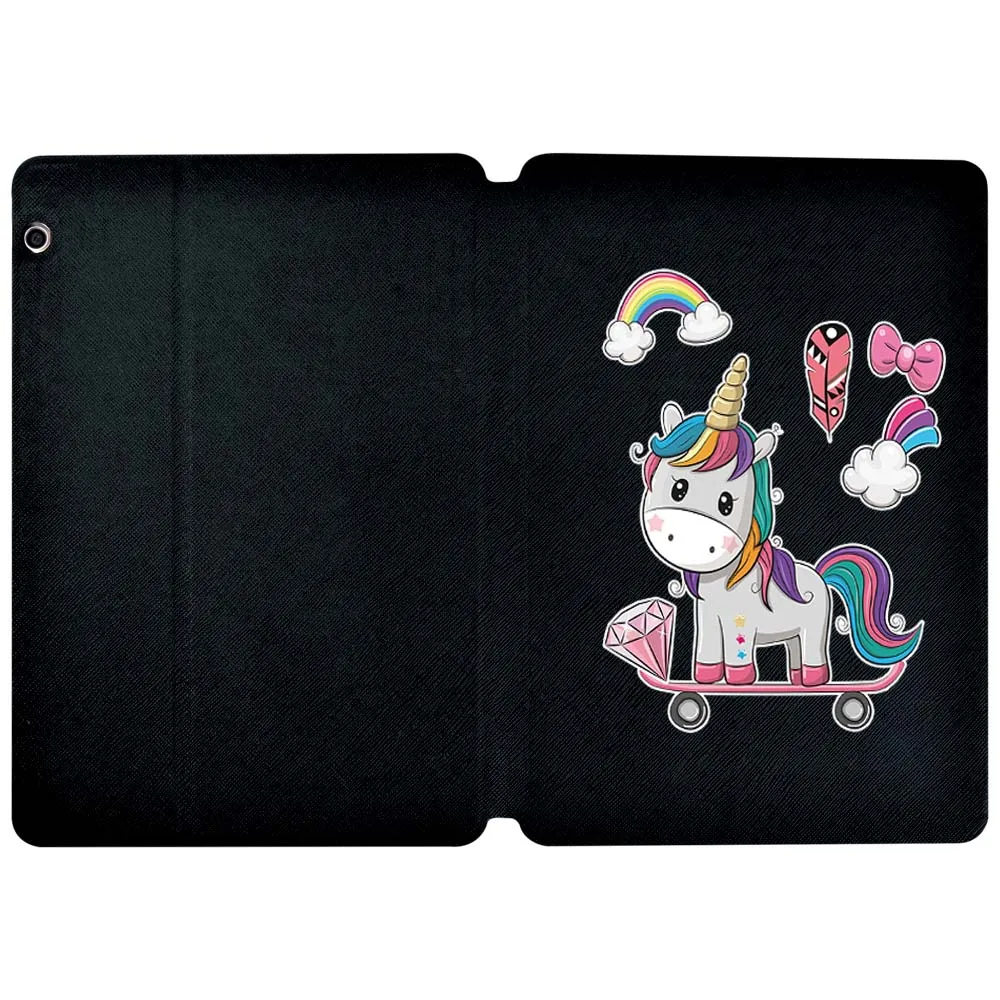 Funda con soporte para tableta Huawei MediaPad M5 Lite 10,1 /M5 10,8 /M5 Lite 8 /T3 8,0/T3 10 9,6 /T5 10 10,1 funda protectora con estampado bonito