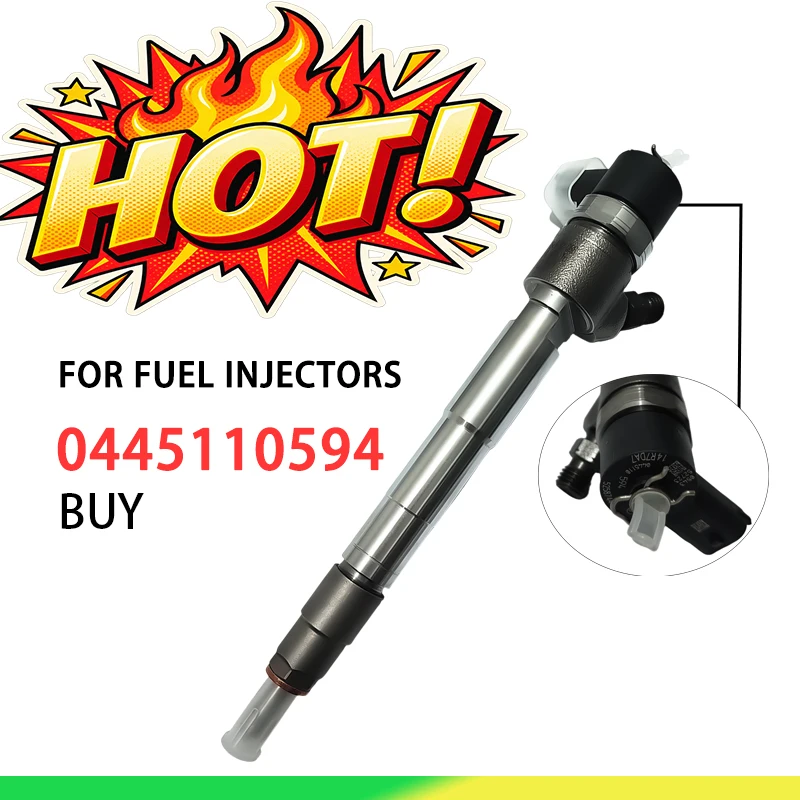 0445110594 Common Rail Diesel Injector Assembly Fuel Delivery Maintenance Components 0445110376 Suitable For Bosch LH2642