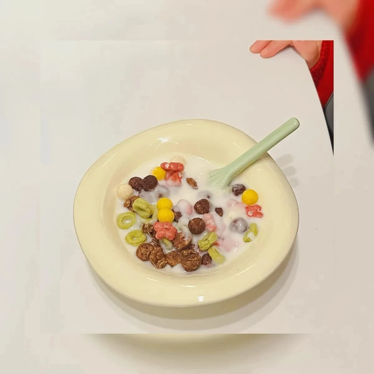 New Ceramic Wave Bowl High Aesthetic Design Yogurt Bowl Home Breakfast Pasta Dessert Oat Fruit Salad Bowl restaurant decoration