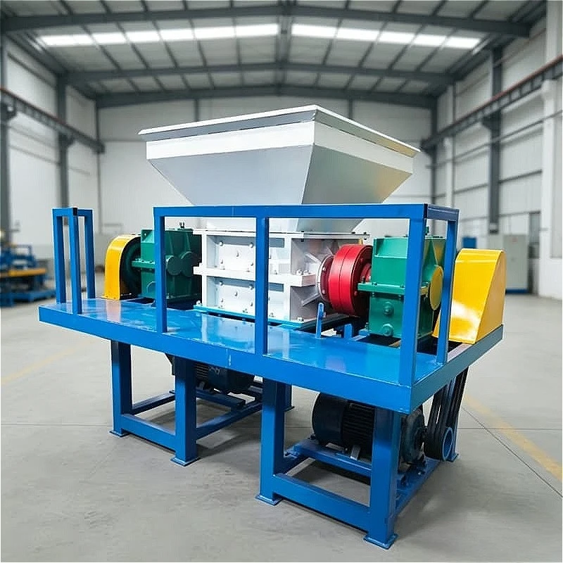 Mobile Tire Shredder Convenient Transportation Rubber Tyre Processing Equipment On Site Waste Recycling Machine Customized