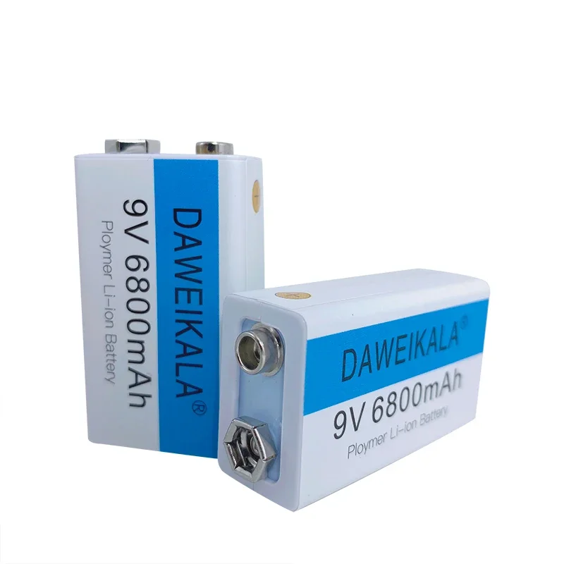 2023 جديد 9 فولت بطارية 9800 مللي أمبير USB بطارية ليثيوم أيون قابلة للشحن مناسبة لعبة الكاميرا المتعدد التحكم عن بعد KTV ميكروفون
