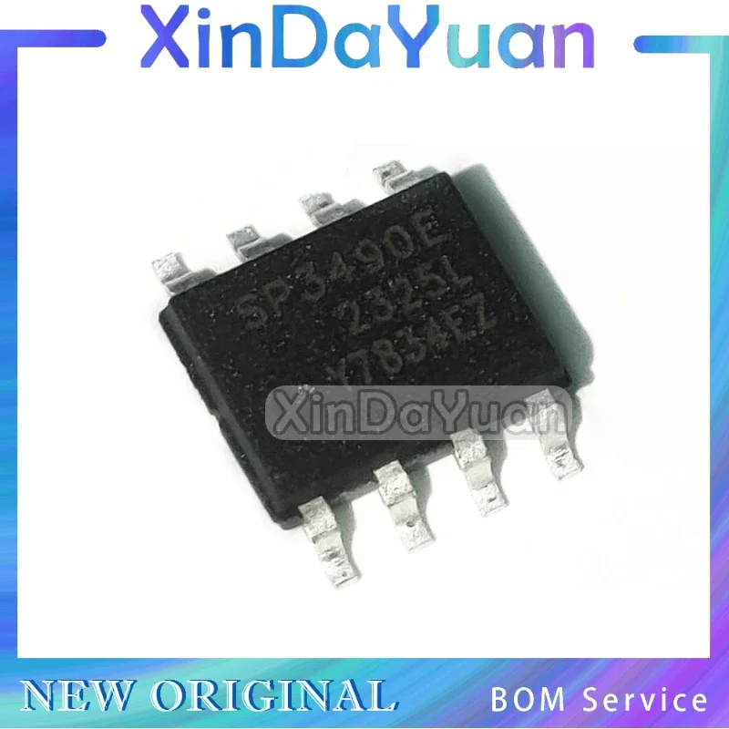 10 pcs SP3490EN-L/TR SP3490E SOP-8  RS-485  MAX3490EESA  Transceiver