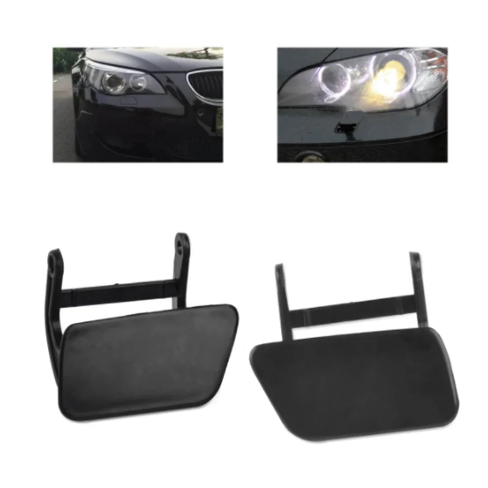 Para Osłona dyszy spryskiwacza reflektorów i dźwignia L R 51117060585 51117060586   dla -BMW E60 E61 525I 528I 530I 2005