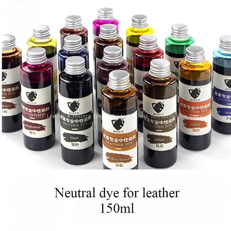 150ml/bottle Leather Dye Handmade DIY Leather Goods Color Change Dye/Diluteable Dyes