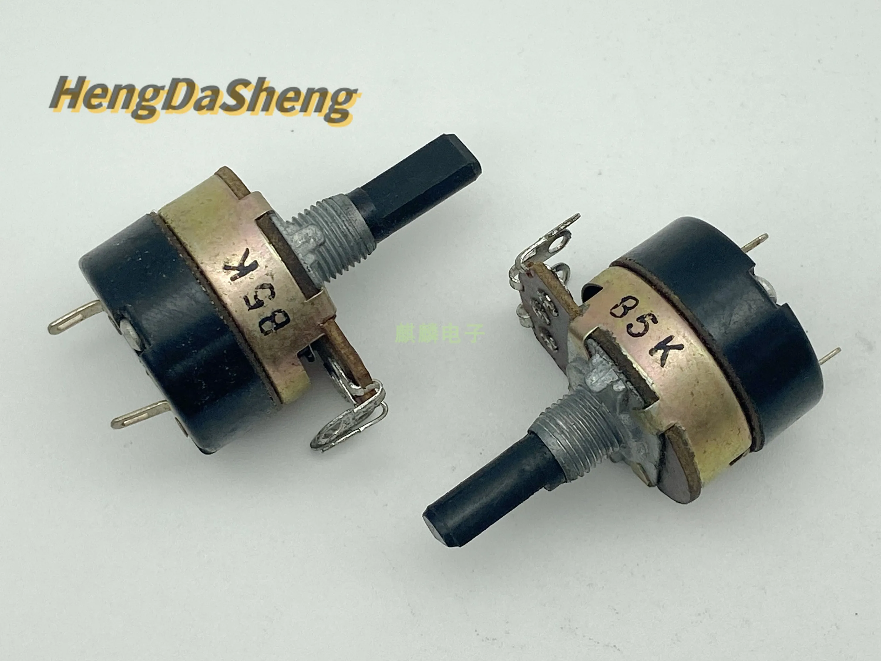 Потенциометр WH138 с одним переключателем, регулировка скорости вращения стола, регулировка длины вала, 5 шт., B5K, 20 мм Потенциометр WH138 с одним переключателем, регулировка скорости вращения стола, регулировка длины вала, 5 шт., B5K, 20 мм