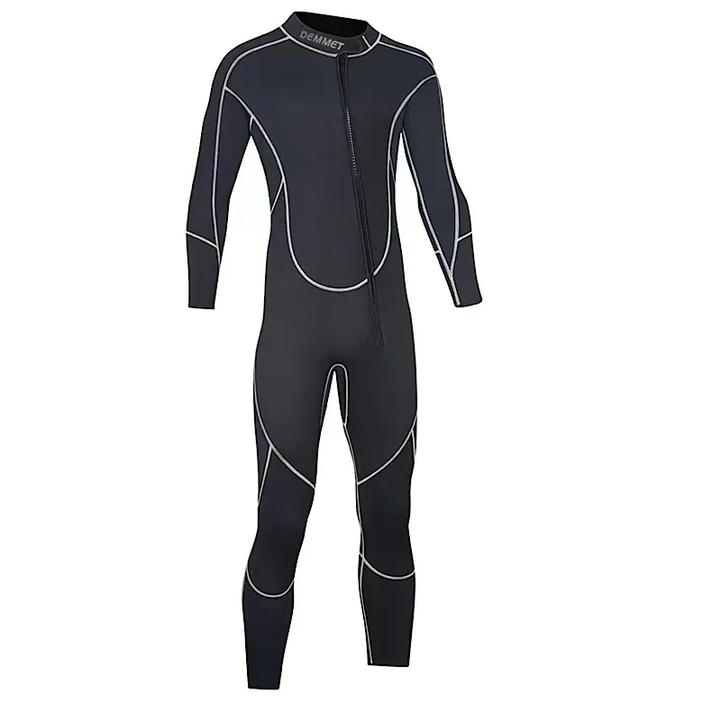 HOT Wetsuits Men 1.5MM Neoprene Diving Surfing Swimming Full Suits in Cold Water Keep Warm Front zipper for Water Sports 110KG