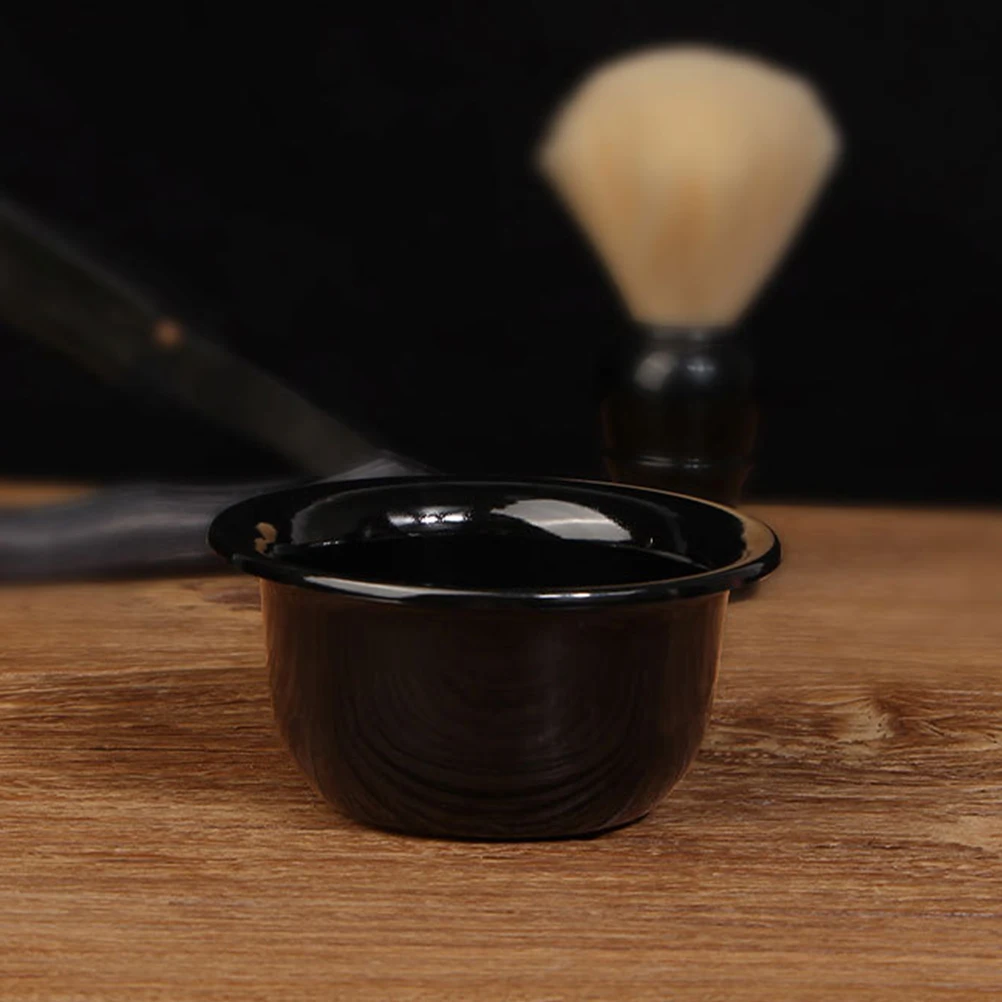 3 قطعة وعاء صابون الحلاقة للرجال أنيق قابل لإعادة الاستخدام الحلاقة القدح قاعدة قوية عدم الانزلاق المحمولة أداة الحلاقة للاستخدام الشخصي هدية