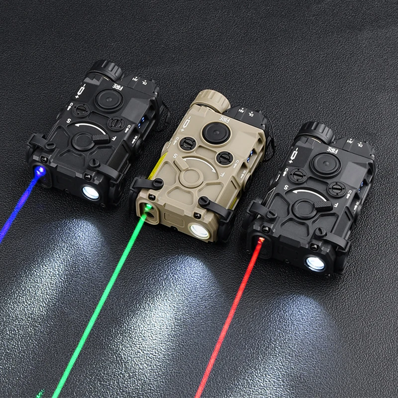 WADSN Tactical Red Blue Green Laser OGL Plastics For AR 15 20mm Picatinny Wepon Light Flashlight Scout Light Airsoft Accessories