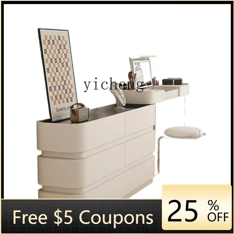 

XL TV Cabinet Dresser Combination Integrated Bucket Cabinet Master Bedroom Corner Makeup Table